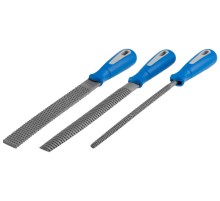 ЗУБР 200 мм, 3 предм, набор рашпилей, Профессионал (16657-H3)