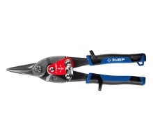 ЗУБР 250 мм, прямые ножницы по металлу, Профессионал (23130-S)