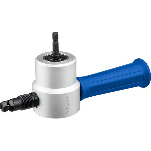 ЗУБР Сверчок, набор в кейсе, насадка-ножницы для реза листового металла, Профессионал (23294)