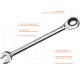 ЗУБР 32 мм, комбинированный трещоточный гаечный ключ, Профессионал (27074-32)