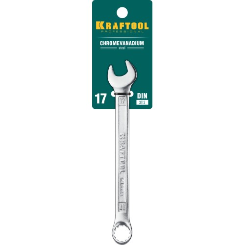 KRAFTOOL 17 мм, комбинированный гаечный ключ (27079-17)