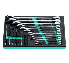 KRAFTOOL 18 шт, 6 - 32 мм, набор комбинированных гаечных ключей (27079-H18E)