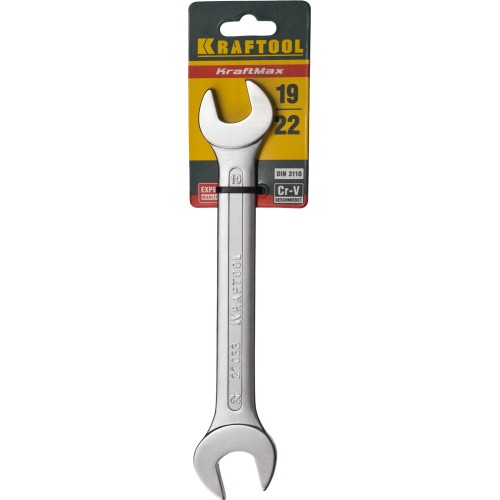 KRAFTOOL 19 х 22 мм, рожковый гаечный ключ (27033-19-22)