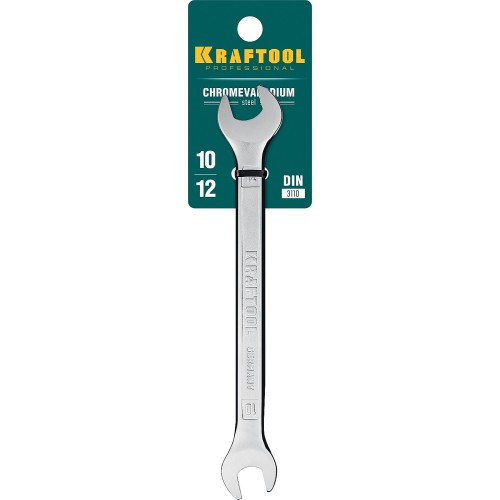 KRAFTOOL 10 х 12 мм, рожковый гаечный ключ (27033-10-12)
