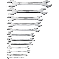 ЗУБР 12 шт, 6 - 32 мм, набор рожковых гаечных ключей, Профессионал (27011-H12)