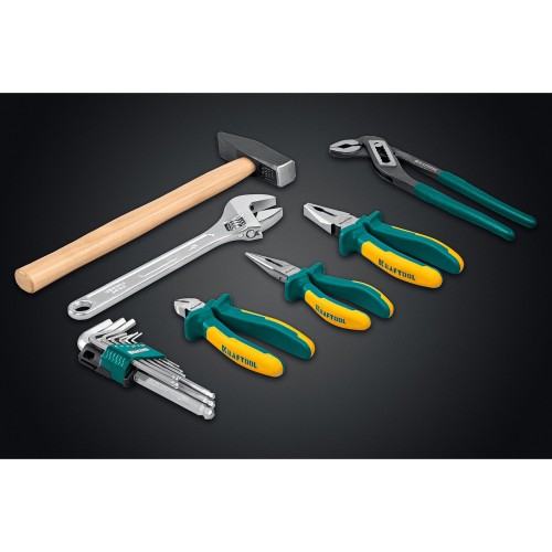 KRAFTOOL GRAND-131, 131 предм., (1/2″+1/4″), универсальный набор инструмента (27978-H131)