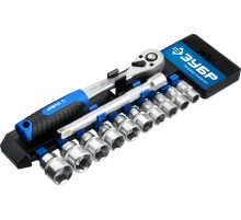 ЗУБР ТС-12Б, 12 предм., (3/8″), набор торцовых головок, Профессионал (27646-H12)