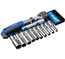 ЗУБР ТБ-12У, 12 предм., (1/2″), набор торцовых головок, Профессионал (27650-H12)