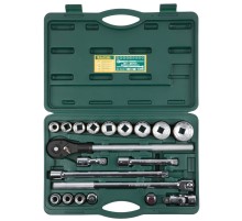 KRAFTOOL TRUCK 20, 20 предм., (3/4″), набор торцовых головок для крупногабаритной техники (27895-H20)