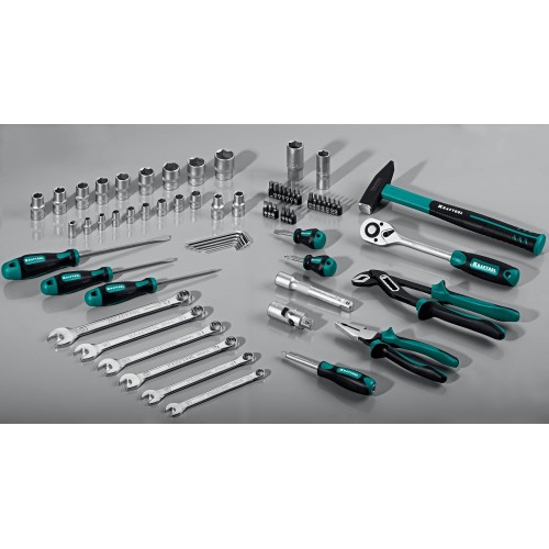 KRAFTOOL EXTREM-66, 66 предм., (1/2″+1/4″), универсальный набор инструмента (27976-H66)