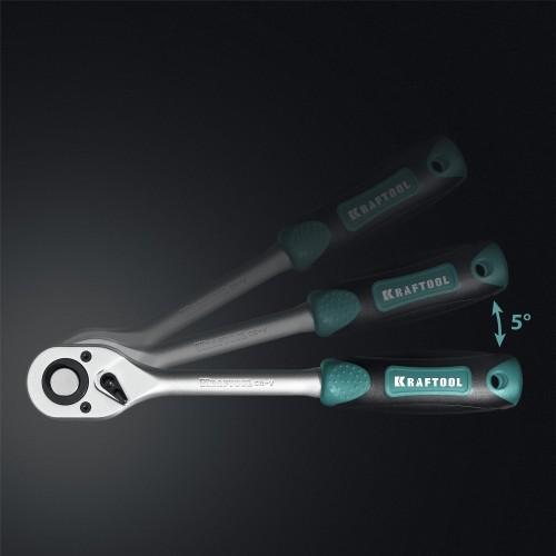 KRAFTOOL EXTREM-66, 66 предм., (1/2″+1/4″), универсальный набор инструмента (27976-H66)