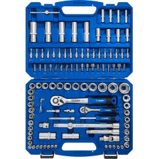 ЗУБР А-110, 110 предм., (1/2″ + 1/4″), универсальный набор инструмента, Профессионал (27635-H110)