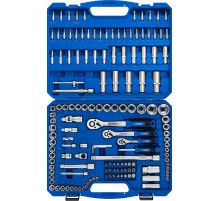 ЗУБР А-151, 151 предм., (1/2″+ 3/8″+ 1/4″), универсальный набор инструмента, Профессионал (27637-H150)