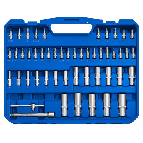 ЗУБР А-151, 151 предм., (1/2″+ 3/8″+ 1/4″), универсальный набор инструмента, Профессионал (27637-H150)