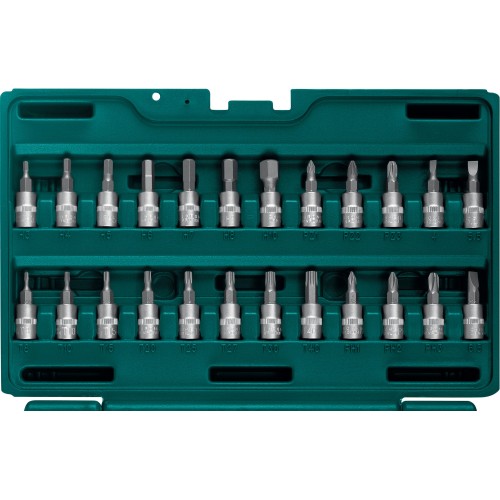KRAFTOOL X-Drive, 57 предм., (1/4″), универсальный набор инструмента (27885-H57)