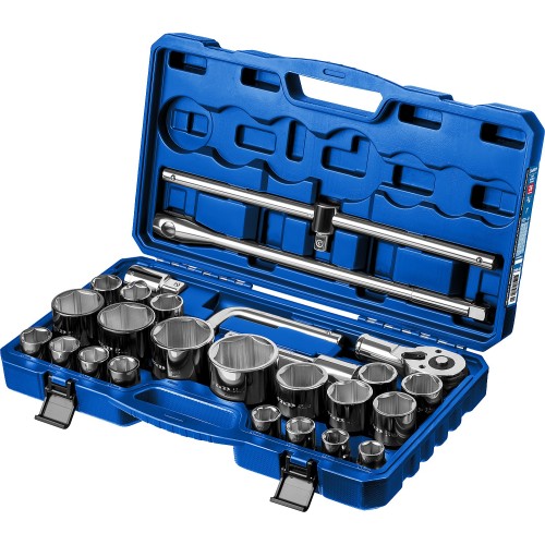 ЗУБР НКТ-26, 26 предм., (3/4″+1″), набор инструмента для крупногабаритной техники, Профессионал (27660-H26)