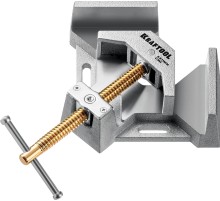 KRAFTOOL Extrem C90, глубина зажима 90 мм, экстрамощная стальная угловая струбцина для сварочных работ (32201)