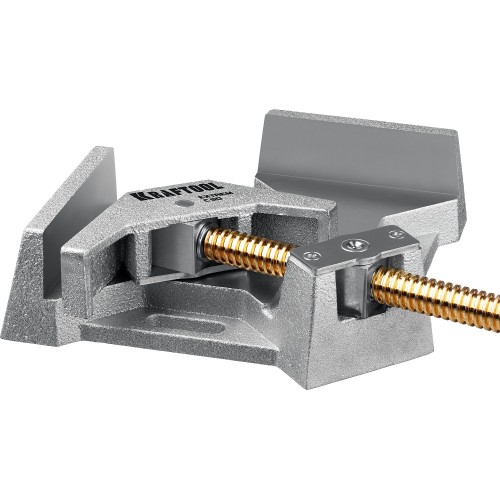 KRAFTOOL Extrem C90, глубина зажима 90 мм, экстрамощная стальная угловая струбцина для сварочных работ (32201)