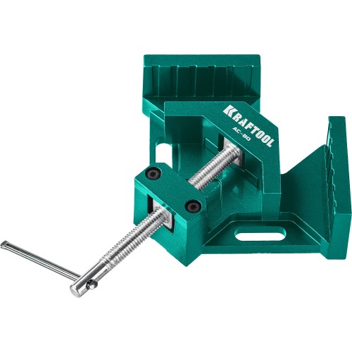 KRAFTOOL AC-80, глубина зажима 70 мм, мощная алюминиевая угловая струбцина (32202)