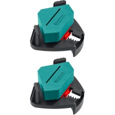 KRAFTOOL CCS, два диапазона зажима 10 - 22/22 - 40 мм, 2 шт, пружинный угловой зажим (32205)