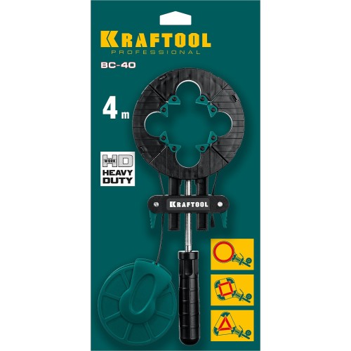 KRAFTOOL BC-40, 4 м, ременная струбцина (32207-1)