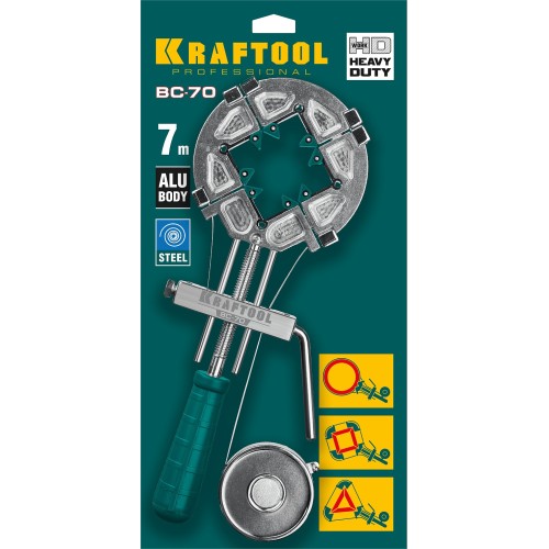 KRAFTOOL ВС-70, 7 м, ременная струбцина (32207-2)