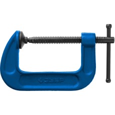 ЗУБР ПСС-80, 75 мм,чугунная струбцина тип С (G-образная), Профессионал (32245-075)