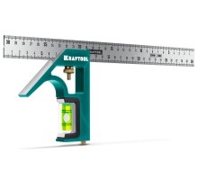 KRAFTOOL Combi 300 мм, Комбинированный многофункциональный угольник (34371)