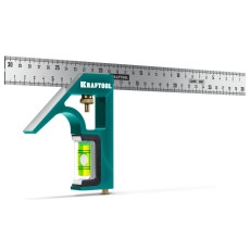 KRAFTOOL Combi 300 мм, Комбинированный многофункциональный угольник (34371)