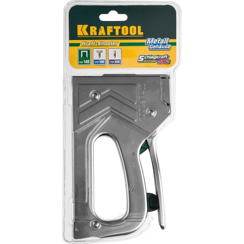 KRAFTOOL EXTREM 140, тип 140 (G/11/57) 20GA (6 - 16 мм)/300/500, стальной рессорный степлер (3185)