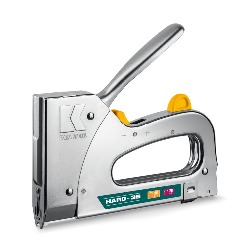KRAFTOOL EXTREM 36, тип 36 (L) калибр 20GA (10 - 14 мм)/28, кабельный рессорный степлер (3186)
