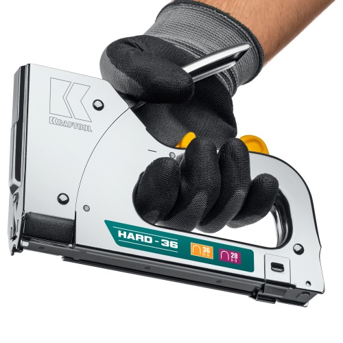 KRAFTOOL EXTREM 36, тип 36 (L) калибр 20GA (10 - 14 мм)/28, кабельный рессорный степлер (3186)