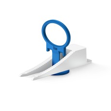 ЗУБР КОЛЬЦО, комплект: 1,0 мм, зажим + клин, 50 + 50 шт, система выравнивания плитки (33831-H50)