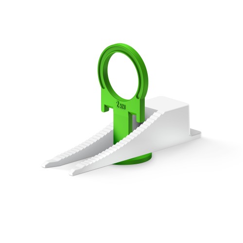 ЗУБР КОЛЬЦО, комплект: 2,0 мм, зажим + клин, 50 + 50 шт, система выравнивания плитки (33832-H50)