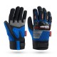 ЗУБР IMPACT р.L (9), синие, профессиональные комбинированные перчатки, антивибрационные, противоударные, Профессионал (11476-L)