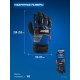 ЗУБР IMPACT р.XL (10), синие, профессиональные комбинированные перчатки, антивибрационные, противоударные, Профессионал (11476-XL)