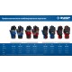 ЗУБР FLEX р.XL (10), синие, профессиональные комбинированные перчатки, работа с сенсорными экранами, Профессионал (11477-XL)