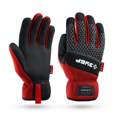 ЗУБР FLEX р.XL (10), красные, профессиональные комбинированные перчатки, работа с сенсорными экранами, Профессионал (11479-XL)