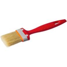 ЗУБР УНИВЕРСАЛ, 50 мм, 2″, светлая натуральная щетина, пластмассовая ручка, все виды ЛКМ, плоская кисть (01015-050)