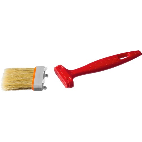 ЗУБР УНИВЕРСАЛ, 50 мм, 2″, светлая натуральная щетина, пластмассовая ручка, все виды ЛКМ, плоская кисть (01015-050)