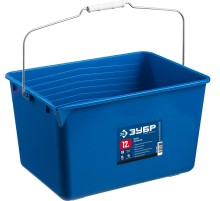 ЗУБР 12 л, высокопрочное, малярное пластиковое ведро, Профессионал (0609-12)