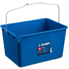 ЗУБР 12 л, высокопрочное, малярное пластиковое ведро, Профессионал (0609-12)