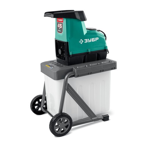 ЗУБР 3000 Вт, измельчитель садовый электрический (ЗИЭ-45-3000)