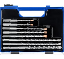 ЗУБР 8 шт: 5/6х110. 6/8/10х160, 8/10/12х210 мм, набор SDS-plus буров, Профессионал (29314-H8)