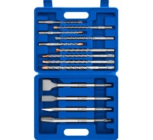 ЗУБР БУРАН, 13 шт, 250 мм, SDS-plus, набор зубил, Профессионал (29360-H13)