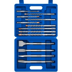 ЗУБР БУРАН, 13 шт, 250 мм, SDS-plus, набор зубил, Профессионал (29360-H13)