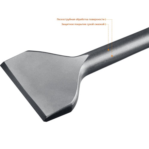 ЗУБР БУРАН, 75 x 400 мм, SDS-max, лопаточное зубило, Профессионал (29384-75-400)