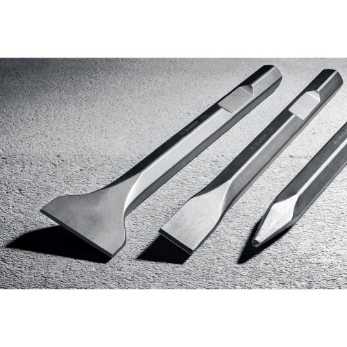 ЗУБР БУРАН, 80 х 400 мм, HEX 28, лопаточное зубило (29380-80-400)