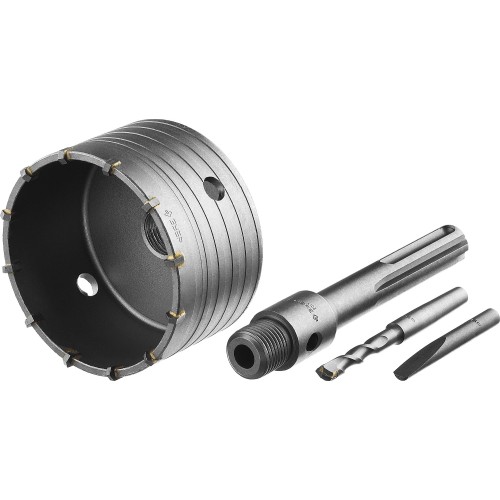 ЗУБР 100 мм, SDS - max, 12Т, коронка по бетону с державкой, Профессионал (2918-100)