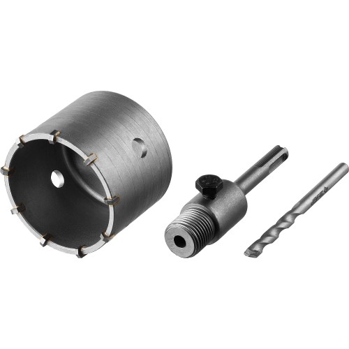 ЗУБР 73 мм, SDS - Plus, 9Т, коронка по бетону с оснасткой (29211-73)